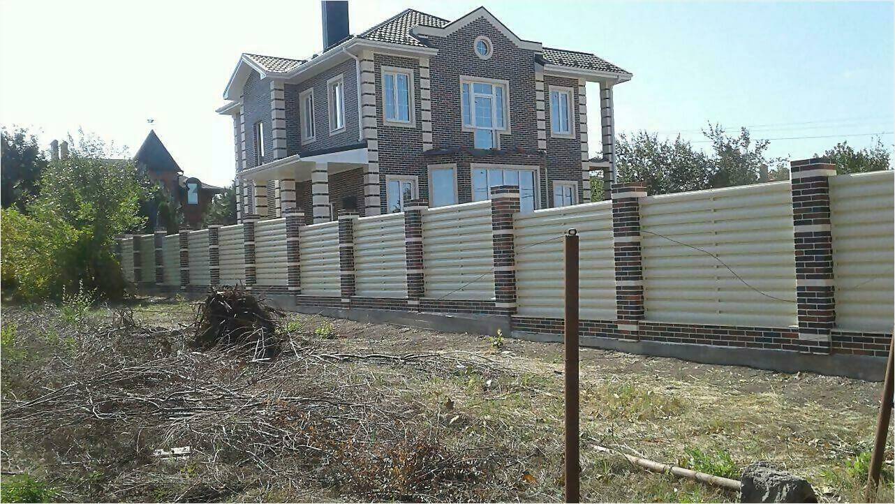 Забор из штакетника 115м фото6 в Мурманске
