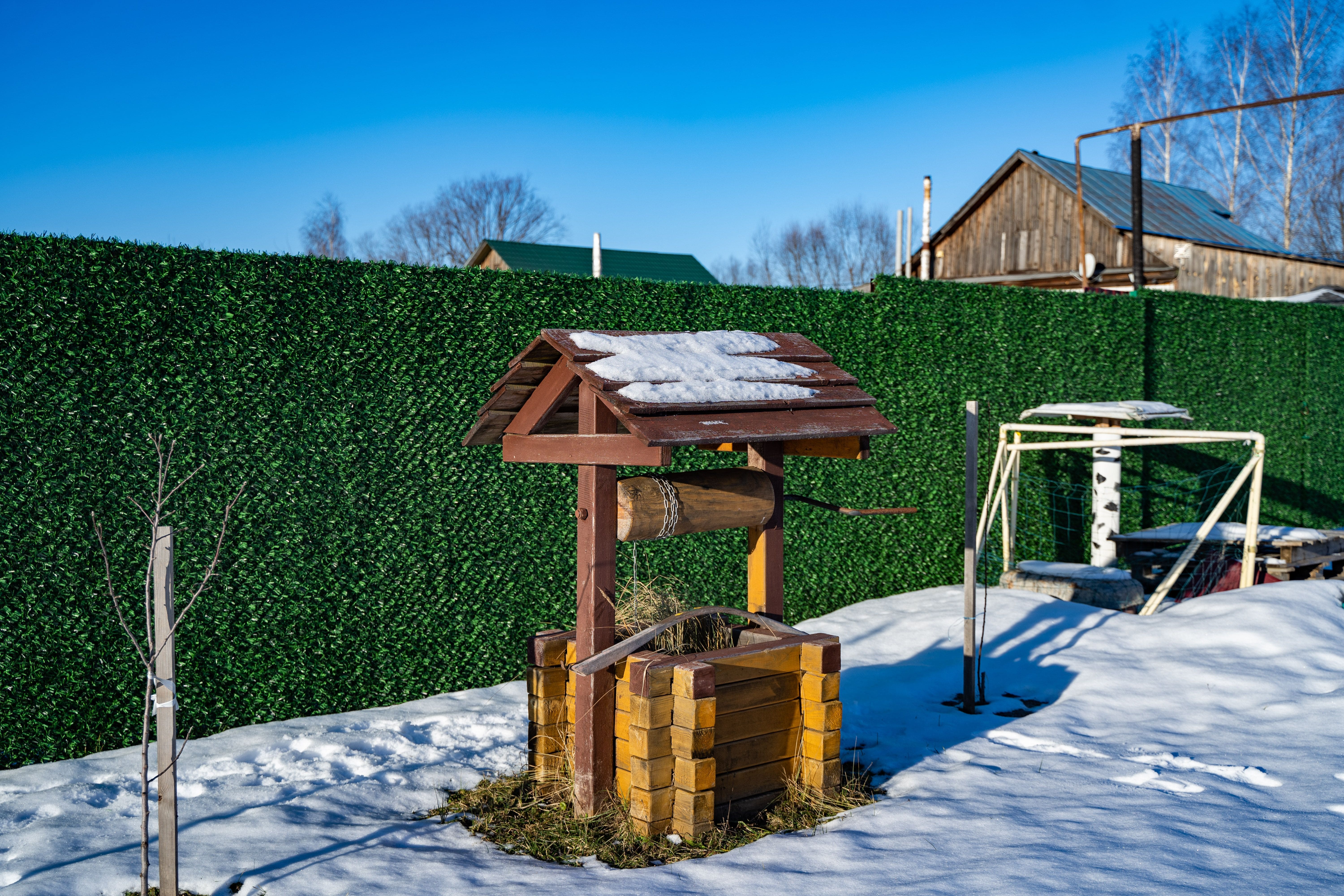 Вечнозеленый забор Grass Fence рулон 2м фото 7 в Мурманске